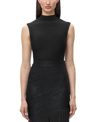 Herve Leger The Janet Turtleneck Knit Top