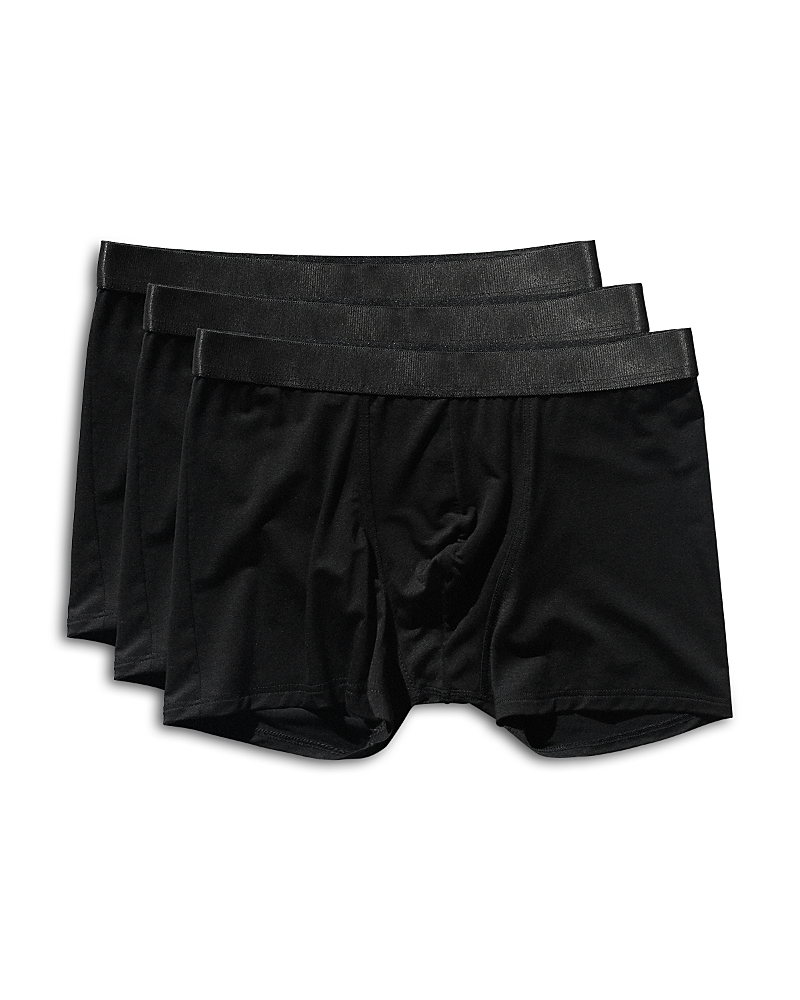 Cdlp Mid Waist Elastic Waistband Logo Boxer Briefs, Pack Of 3 In Black