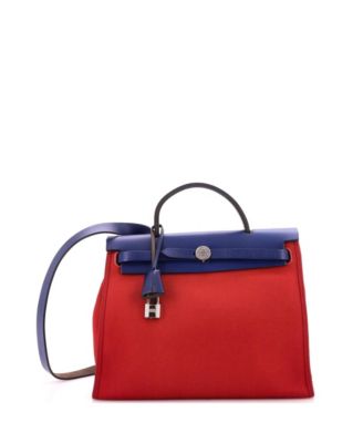 31 Herbag Zip Leather and Toile