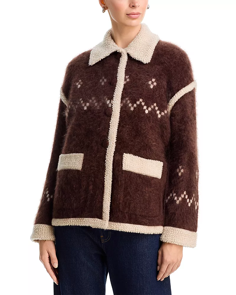 Guest in Residence Grizzly Cashmere Collared Jacket