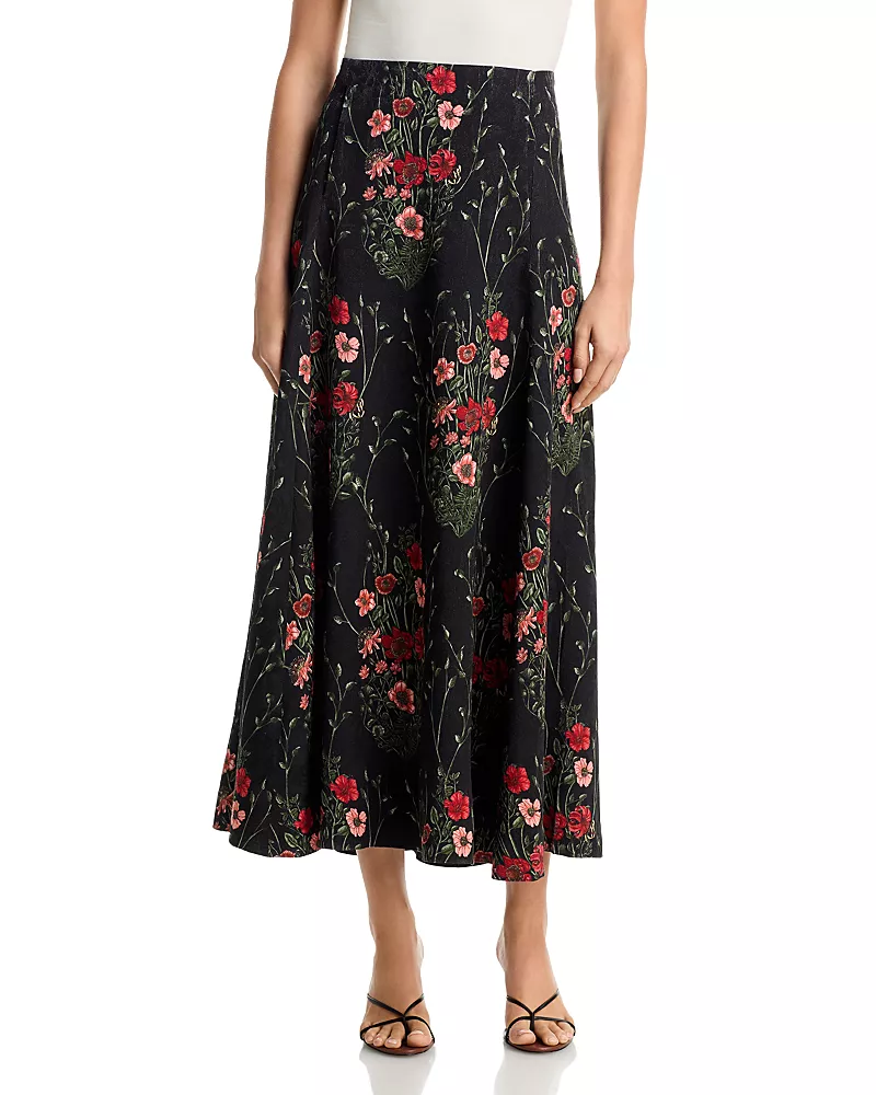 Johanna Ortiz De Isla Floral Print Maxi Skirt