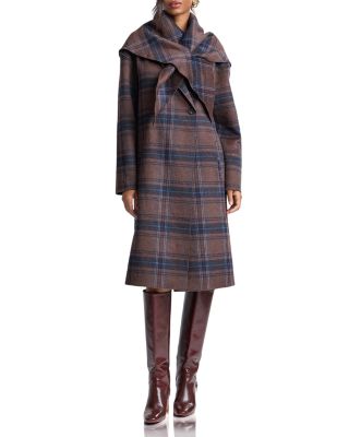 Double Faced Scarf Coat