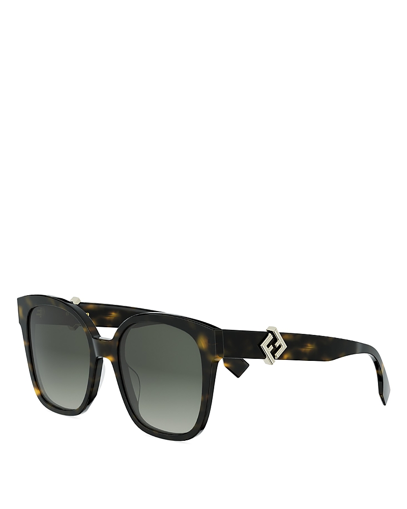 Fendi Ff Diamonds Square Sunglasses, 55mm