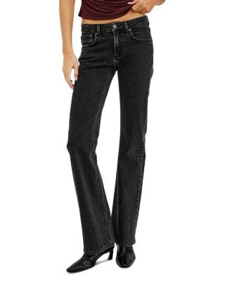Fremont Cotton Stretch Low Rise Jeans in Blackjack - thumbnail 4