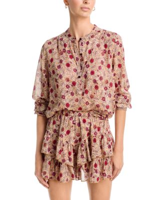 Maria Cotton Long Sleeve Top
