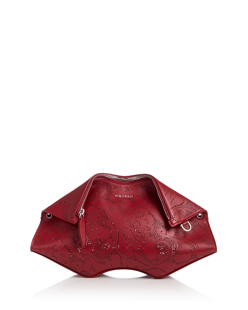 Mcqueen Manta Leather Clutch