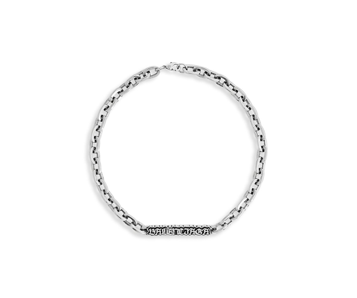 Balenciaga Goth Gourmette Necklace