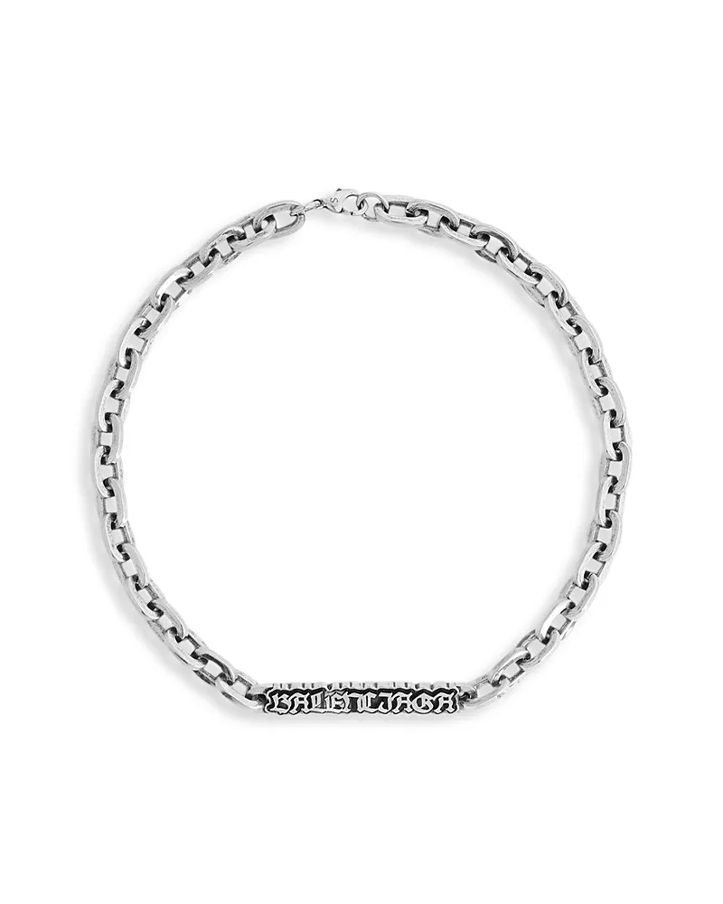 Balenciaga Goth Gourmette Necklace