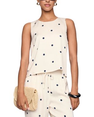 Alice Dot Sleeveless Top