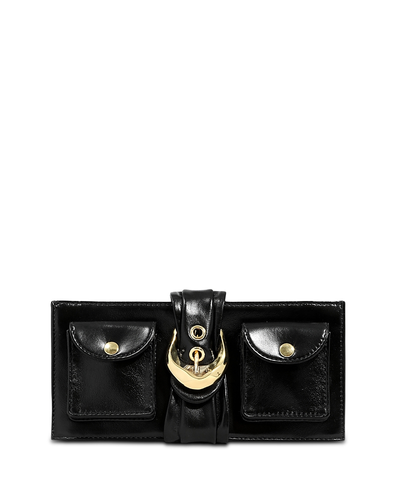Alexis Bittar Patent Leather Buckle Clutch
