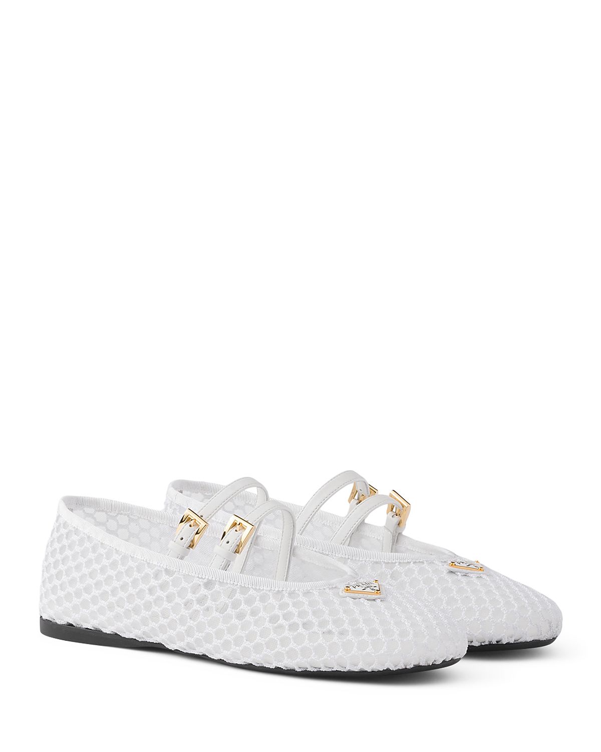 Prada Women's Mesh Fabric Ballerinas