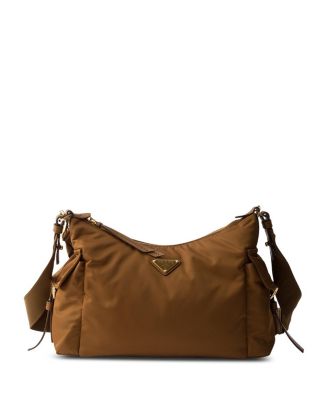  Explore Large Re-Nylon and Leather Bag