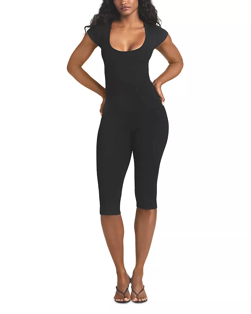 Skims Refined Knit High Wast Capri Pants
