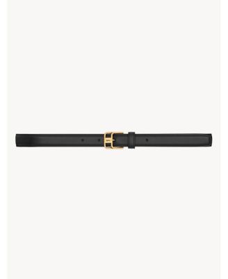 Cassandre Double-Buckle Thin Belt