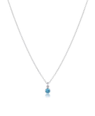  Birthstone Charm Necklace