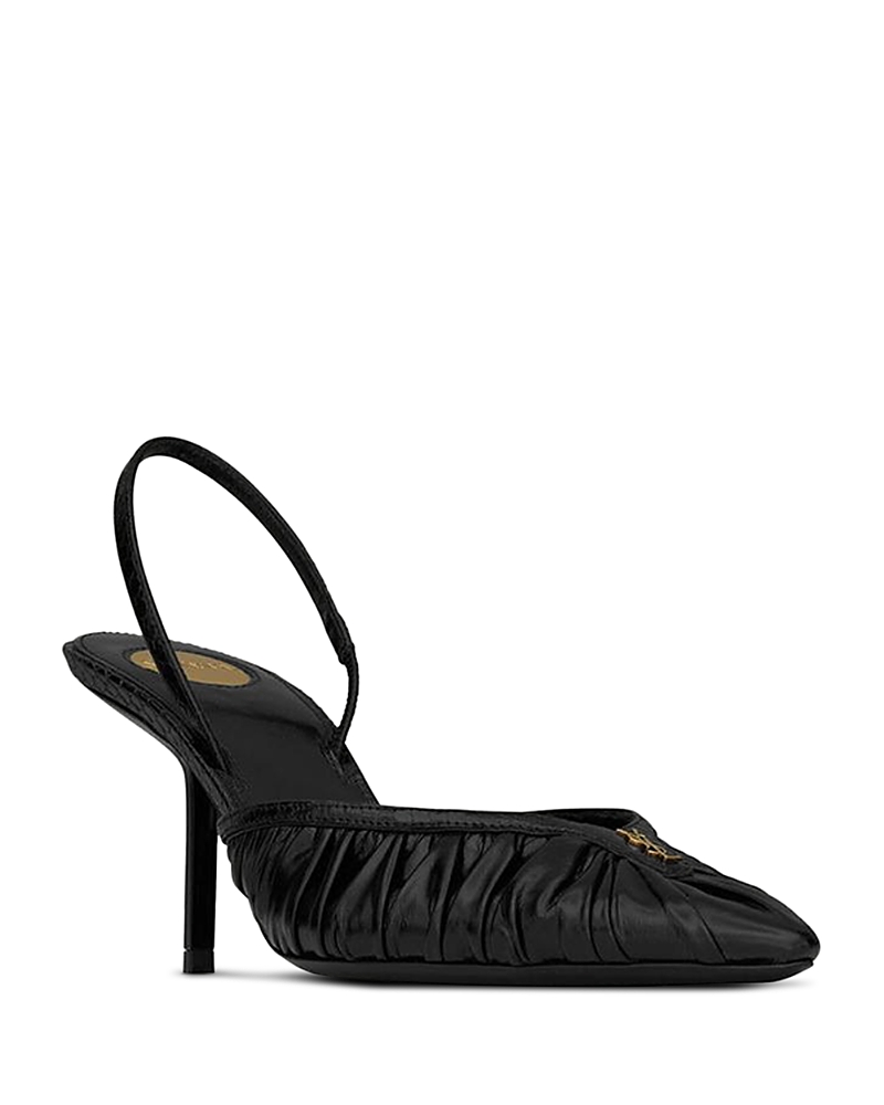 Saint Laurent Women's Folie Slingback Pumps