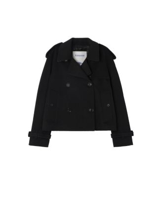 Cropped Cashmere Mayfair Trench Jacket