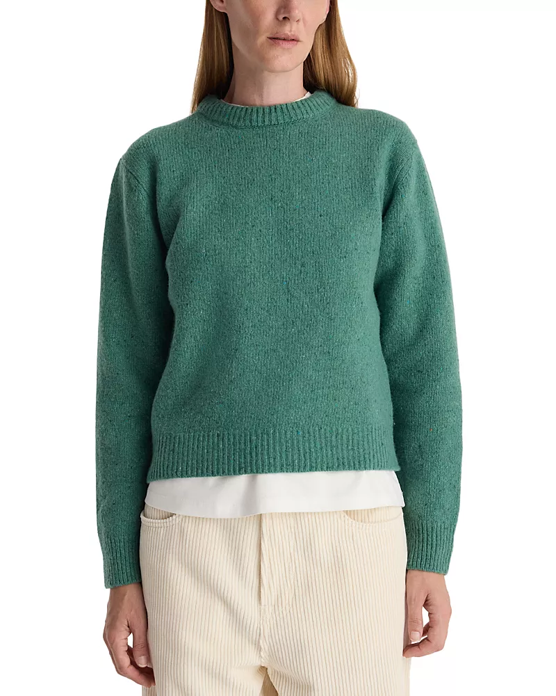 Rohe Mouline Crewneck Wool Blend Sweater
