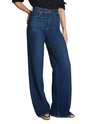 SPANXshape&reg; Authentic 360 Wide Leg Jeans in Percy Wash