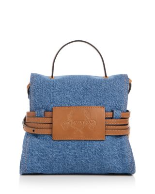 Tie Me Denim Crossbody Bag