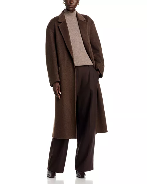 Danielle Wool Blend Belted Coat