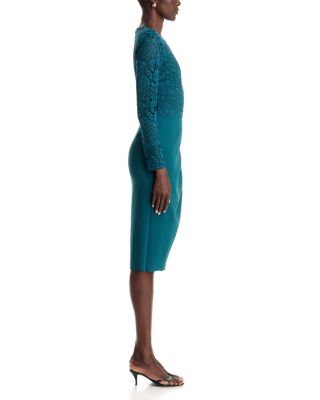 Maode Lace Bodice V Neck Dress - thumbnail 10