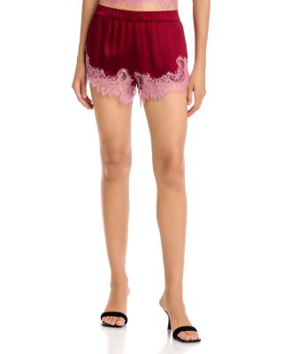 Joy Silk Lace Inset Shorts