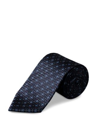 Floral Medallion Woven Silk Tie