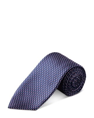 Geometric Woven Silk Tie