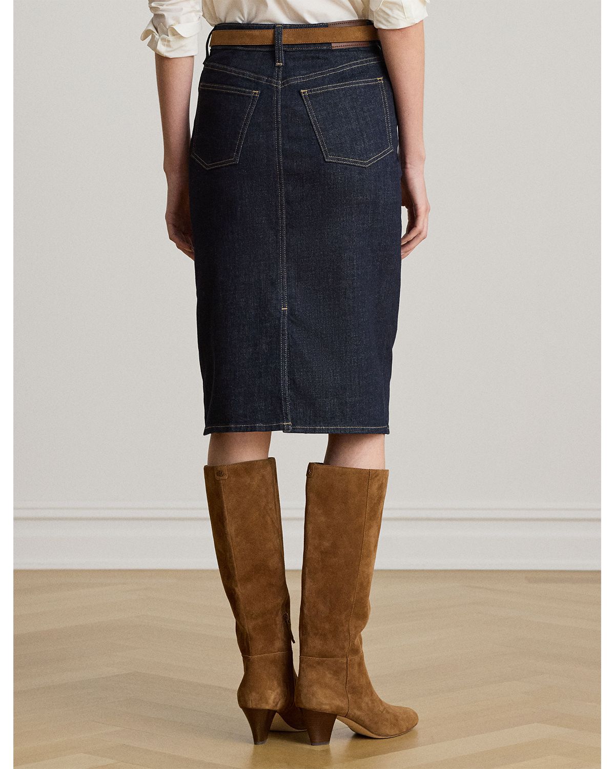 Denim Pencil Skirt thumbnail 3