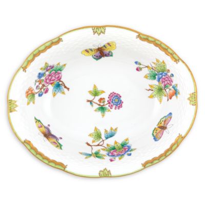 Queen Victoria Oval Vegetable Dish