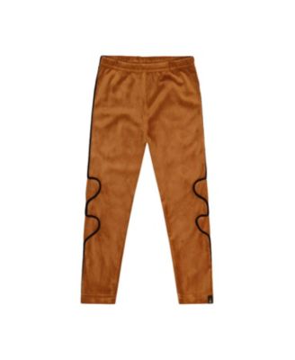 Girls' Velvet Shimmer Finish Heart Appliqu&eacute; Leggings - Little Kid