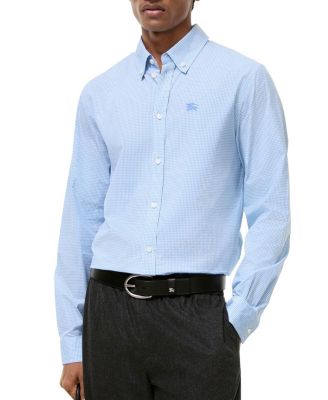  Classic Fit Gingham Cotton Shirt