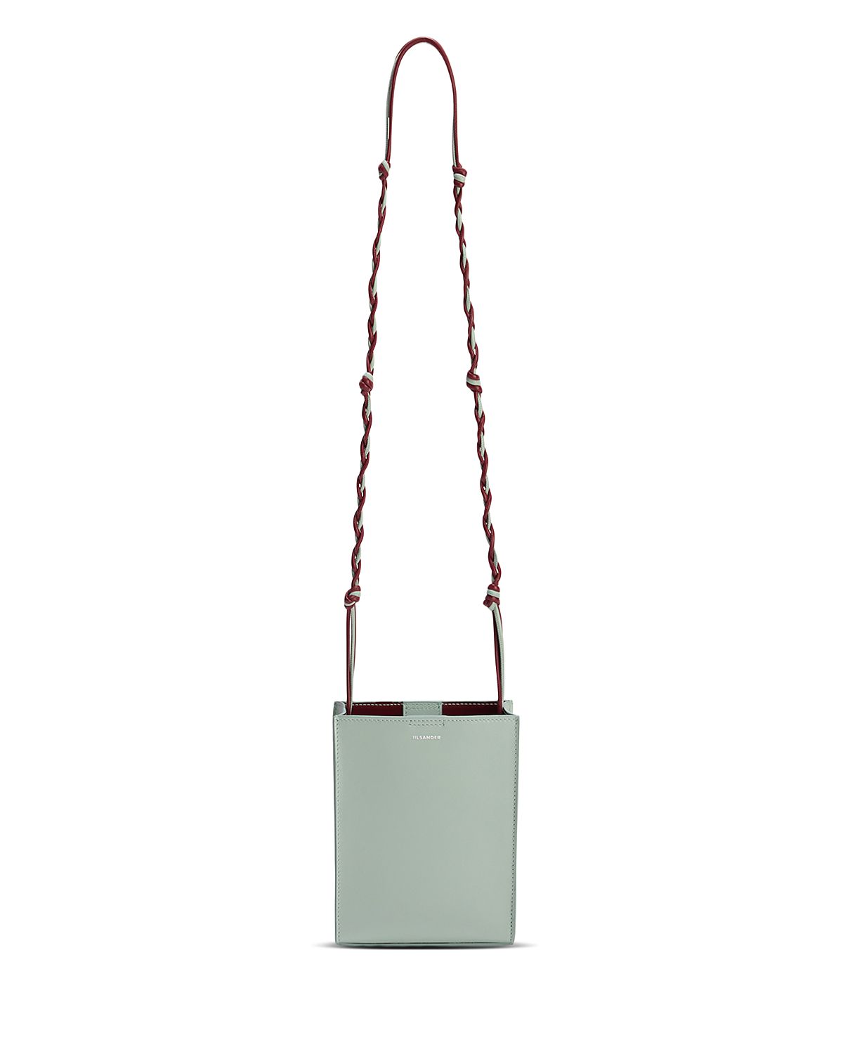 Jil Sander Tangle Leather Phone Shoulder Bag