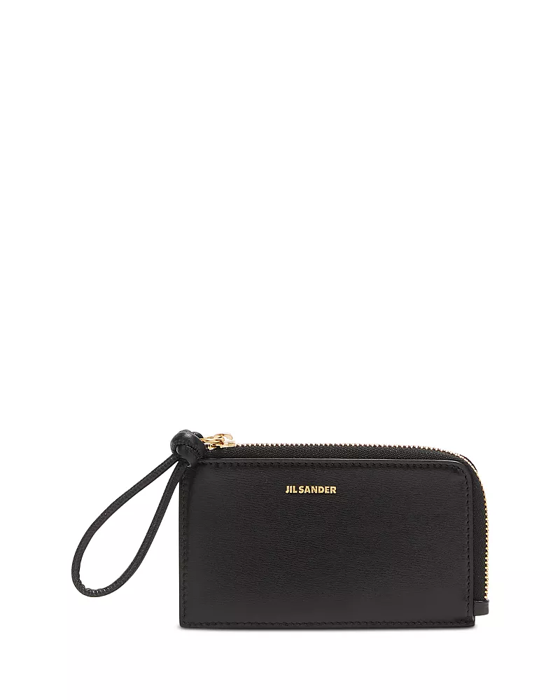 Jil Sander Leather Zip Wallet