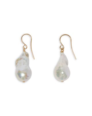 Cultured Freshwater Pearl Drop Earrings