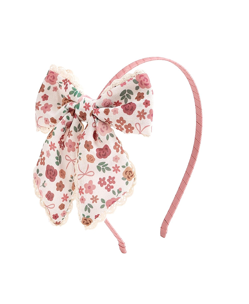 Sweet Wink Girls' Berry Floral Bow Headband - Little Kid, Big Kid