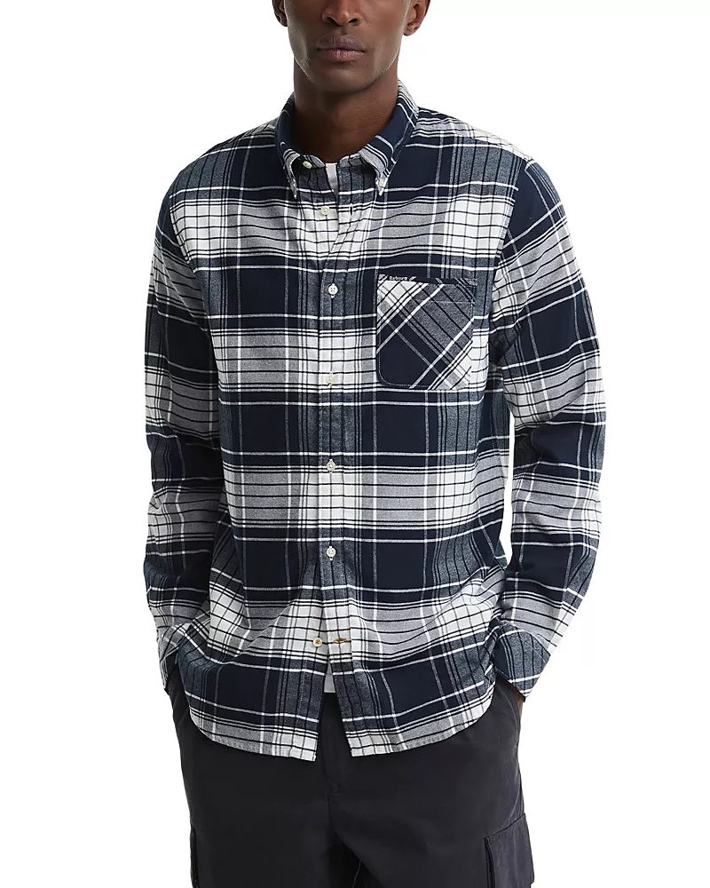 Barbour Embergate Cotton Flannel Check Shirt