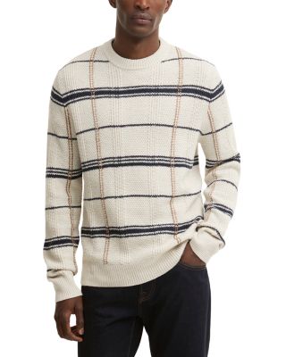Fasey Cotton & Wool Knit Crewneck Sweater 