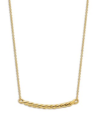 David Yurman Smile Necklace in 18K Yellow Gold, 2mm