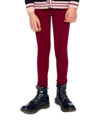 Girls' Rib Elastic Waistband Logo Patch Leggings - Baby