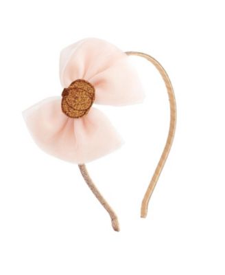 Girls' Pumpkin Tulle Bow Headband - Little Kid, Big Kid