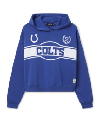  Women's NFL Indianapolis Colts Oversized Crop Hoodie
