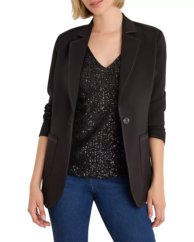 Nic+Zoe Single Button Stretch Blazer