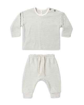 Unisex Microstripe Top & Pants Set - Baby