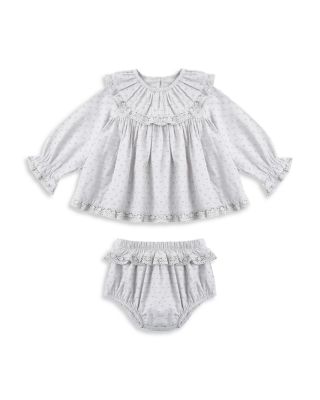 Girls' Rori Lace Trim Dress Set - Baby