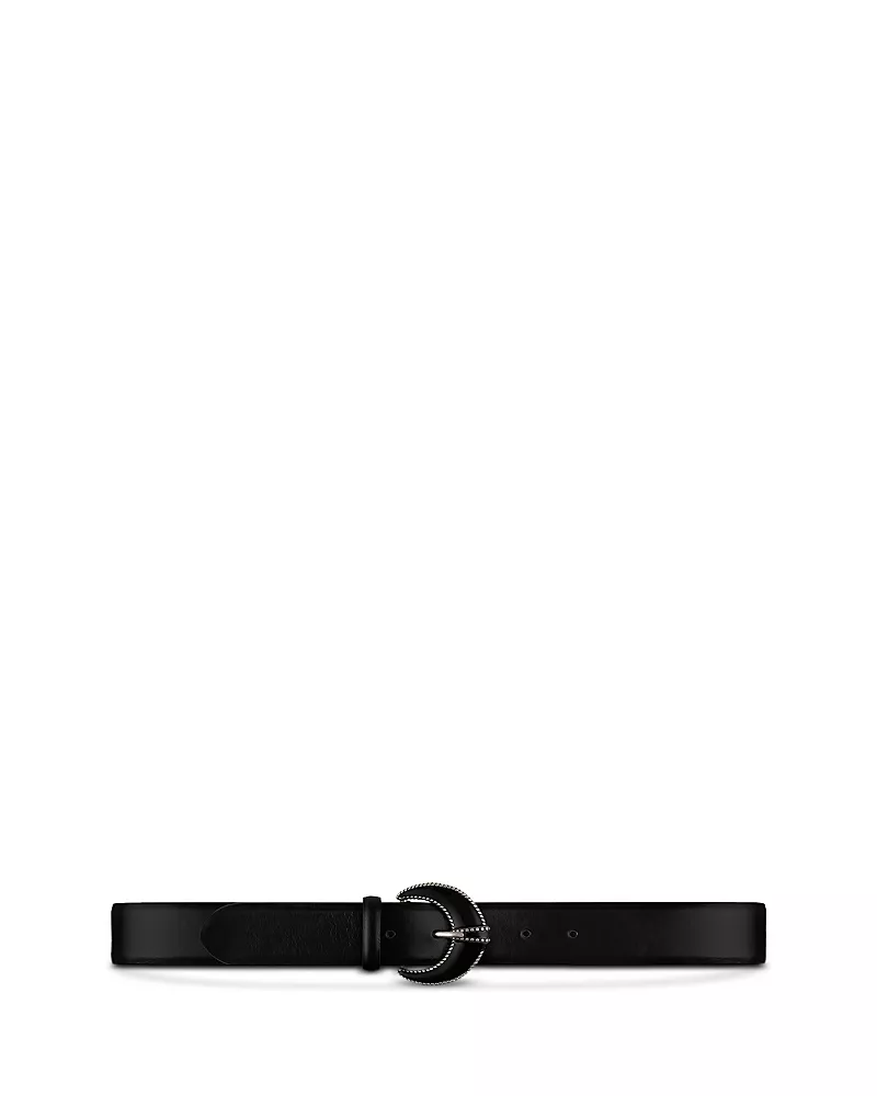 ba & sh Men's Brendon Leather Belt