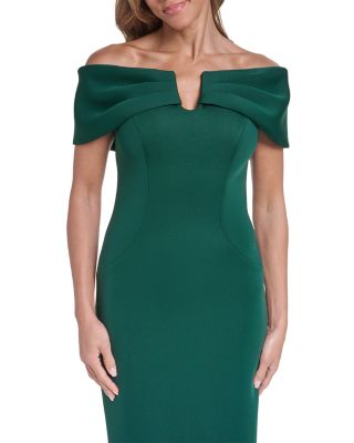 Off-the-Shoulder Fitted Dress - thumbnail 2