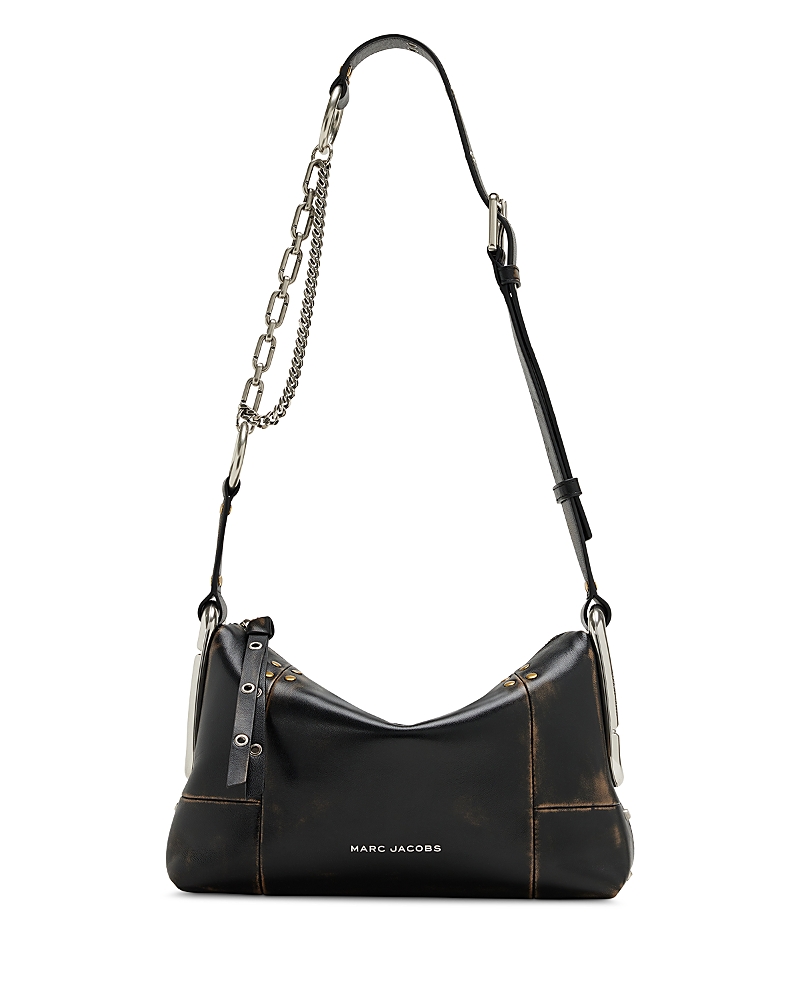 Marc Jacobs Scene Medium Studded Distressed Leather Shoulder Bag