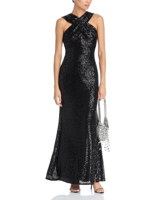 Halter Empire Waist Mermaid Dress - thumbnail 2